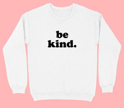 BE KIND SWEATER WHITE